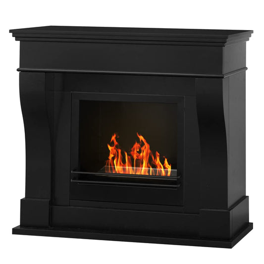 Divina Fire Camino a bioetanolo biocamino da Terra Washington Nero L111 x P43 x H99