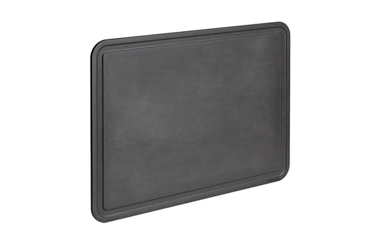 Marcato Clever Board XL, Tagliere Nero, Materiale Resistente, 50x35x1.5 cm, Facile da Pulire, Design Elegante