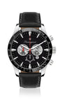 Generico FU001 Orologio da Polso Fumagazzi - Velocs “Pelle”, ø 45 mm, Cinturino in Vera Pelle, Movimento Cronografo, Water Resistant 5 atm