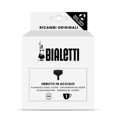 Bialetti Ricambi, Include 1 Filtro a Imbuto, Compatibile con Venus, Kitty, Musa (1 Tazza)
