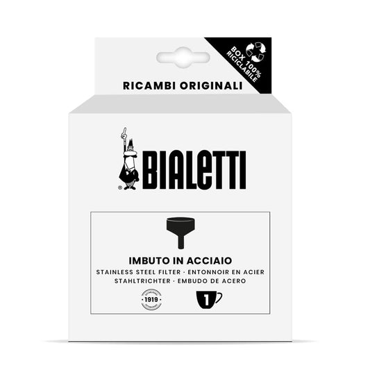 Bialetti Ricambi, Include 1 Filtro a Imbuto, Compatibile con Venus, Kitty, Musa (1 Tazza)