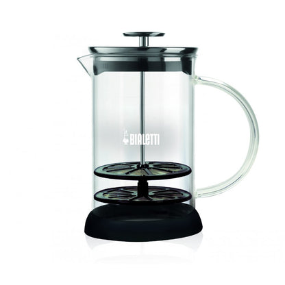Bialetti Cappuccinatore, Crema Perfetta, Adatto all'utilizzo in Microonde, Lavabile in Lavastoviglie, 330 ml, Vetro
