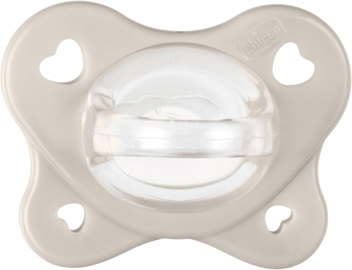 Chicco Gommotto Dual Soft, Ciuccio in Silicone 6-16 Mesi, Bicolore, Set di Gommotti con Doppia Morbidezza, Supportano la Respirazione e Favoriscono il Corretto Sviluppo della Bocca, 2 Pezzi, Bimba