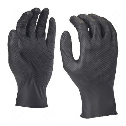 Milwaukee MILWAUKE 50 Robust Durable Disposable Nitrile Gloves Thickness 0.8mm XL (10)