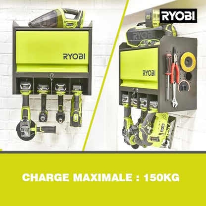 RYOBI RHWS-01 - Wall cabinet with door, yellow, grey, small
