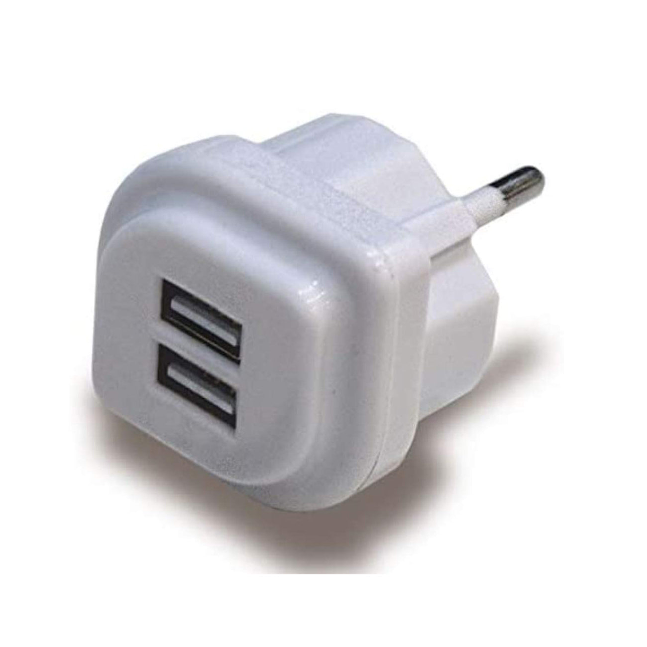 CARICABATTERIA X SMARTPHONE 2 USB 5V/2,1A SCHUKO