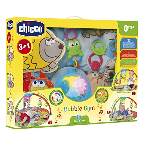 Chicco Gioco Bubble Gym, Palestra Elettronica Interattiva, con Sonagli e Tappetino