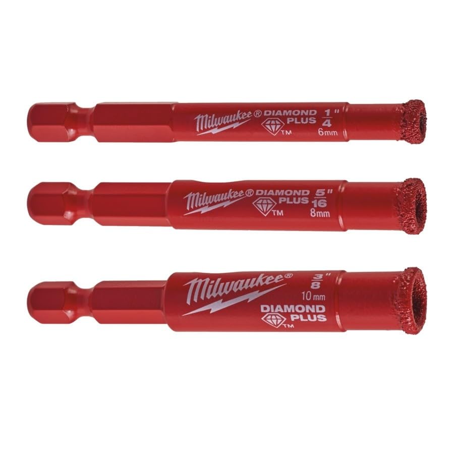 Milwaukee Blister con 3 bit Diamond Plus
