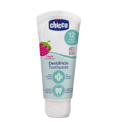 Chicco Set Dentale per Bambini, L'Astuccio Contiene Un Dentifricio 12 Mesi + e Uno Spazzolino, Oral Care, Rosa, 6 Mesi+