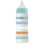 Fast Flow Wellness Bottle, with Physio Teat in Soft Silicone and Soft Sense Finish, Anti-Colic, Reduces Regurgitation and Irritability, 330 ml Plastic Bottle, 4 Months+, Baby