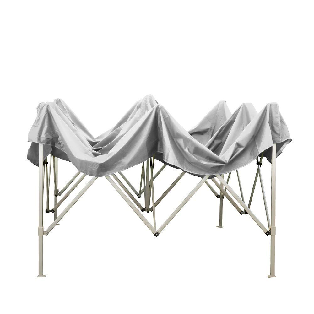EverGreen Gazebo richiudibile 3x2 m Pieghevole Telo Bianco in PVC 100% Impermeabile 9010