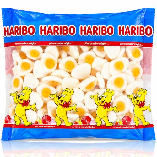 HARIBO Uova al Tegamino Caramelle Gommose Busta da 1,5 Kg | Ideali per Feste, Candy Bar e Sweet Table, Compleanni e Cerimonie