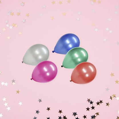 Fackelmann 15 Assorted Balloons, Plastic, Multicoloured