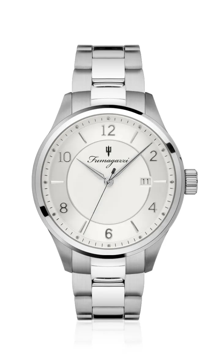 Carpe Diem Shop FU187 Fumagazzi QuasiSobrio Bianco Orologio Acciaio ø 42 mm