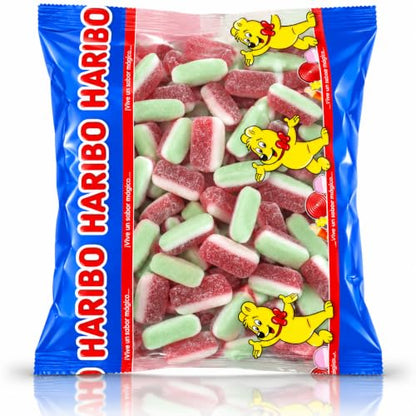 HARIBO Anguria Frizzanti Caramelle Gommose Zuccherate 1 Kg | Gusto Anguria, Per Feste e Compleanni, Candy Bar e Sweet Table, Consistenza Morbida