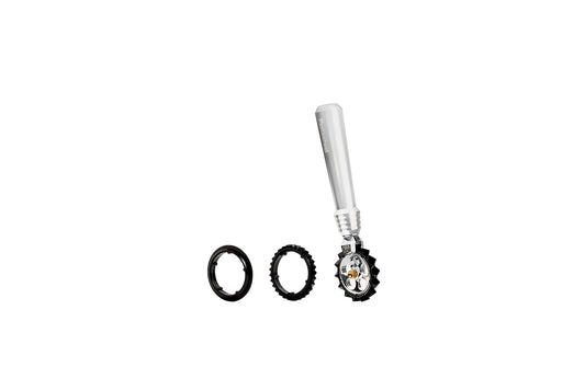 Marcato Tagliapasta, Rotella Tagliapasta, 3 Tipi di Taglio, anche per Biscotti, Chiacchiere e Creckers, Accessorio da Cucina, Made in Italy. Modello: Pastawheel, Argento