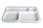 400 Vassoi Monouso 4 Scomparti in Plastica Rigida Vassoio 36x24cm Usa e Getta