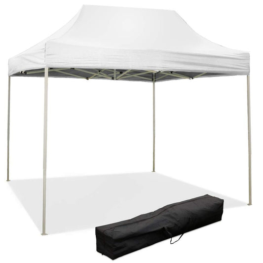 EverGreen Gazebo richiudibile 3x2 m Pieghevole Telo Bianco in PVC 100% Impermeabile 9010