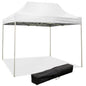 EverGreen Gazebo richiudibile 3x2 m Pieghevole Telo Bianco in PVC 100% Impermeabile 9010
