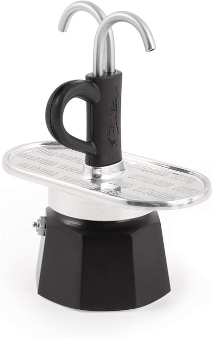 Bialetti Mini Express 2 Tazze, Alluminio, Tazzine non incluse