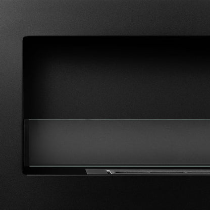 Divina Fire Camino a bioetanolo da Incasso Parete biocamino 120x40 Livorno 120 Nero