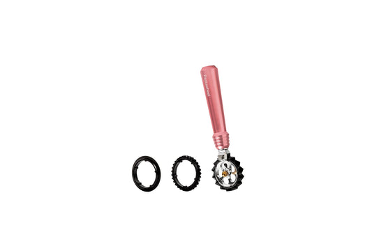 Marcato Tagliapasta, Rotella Tagliapasta, 3 Tipi di Taglio, anche per Biscotti, Chiacchiere e Creckers, Accessorio da Cucina, Made in Italy. Modello: Pastawheel, Rosa