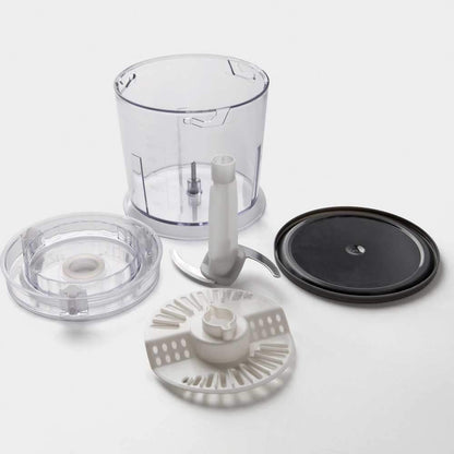 BLACK+DECKER - BXCH260E Mini Tritatutto 260W. Ciotola da 500 ml. con Coperchio. 2 modalità di utilizzo: mescolare e tagliare.