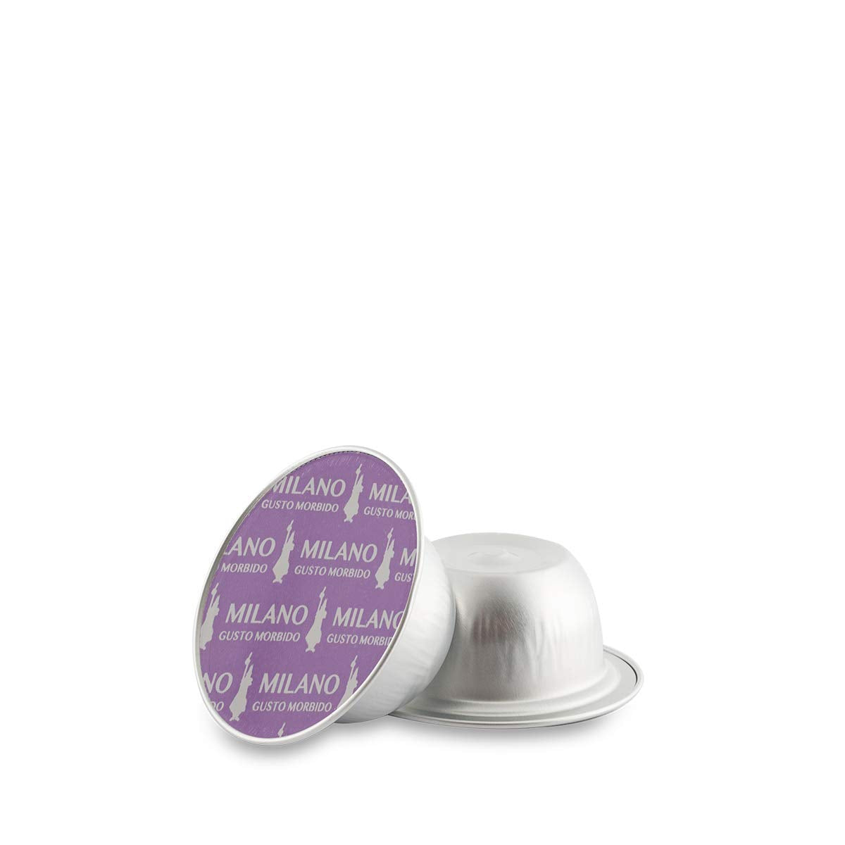 Bialetti Caffè d'Italia, Multipack 128 Capsule, 8 Box da 16 Capsule, Milano, Intensità 7, Compatibili con Macchine Bialetti sistema chiuso, 100% Alluminio