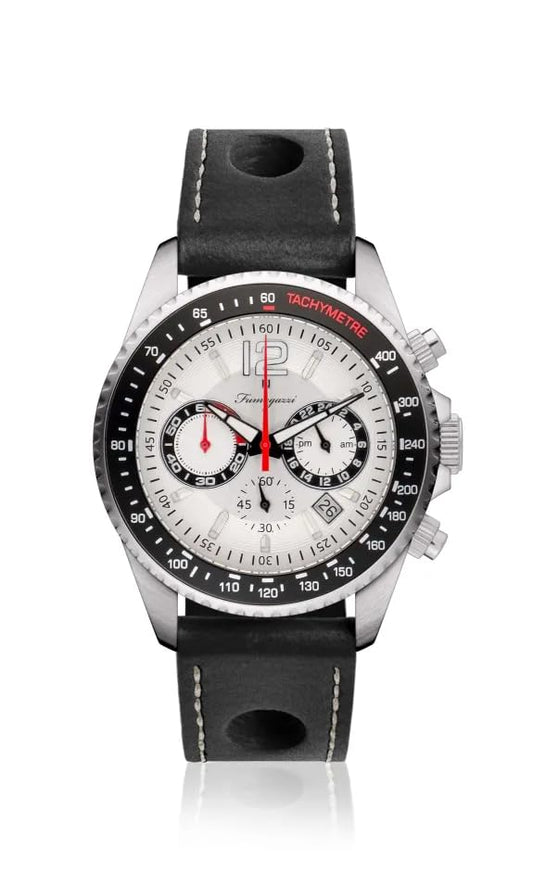 FU331-1 Fumagazzi Tamarro Sport Orologio Acciaio Cinturino Pelle 39mm