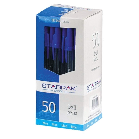 PENNA A SFERA |  BOX 50 Penne Colore Blu