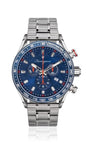 Generico FU097 Orologio da Polso Fumagazzi - Lunatico Luna Blu Acciaio, ø 44 mm, Cinturino Acciaio Solido, Movimento Ronda 5040D, Water Resistant 10 atm