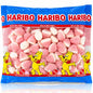 HARIBO Caramelle Gommose Fragole Rosa e Bianche 1 Kg Superficie Zuccherata, Feste e Compleanni, Candy Bar e Sweet Table, Sacchetti Regalo, Consistenza Morbida