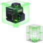 METRICA 60845 Livella Laser Luce Verde 30-50mt Autolivellante Ricaricabile con Telecomando
