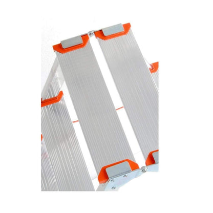 GIERRE BA230S Scala Scaletto Sgabello Salita Doppia Alluminio 4+1 Gradini
