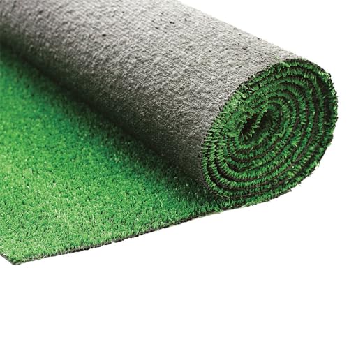 Divina Garden Tappeto per prato sintetico, erba artificiale 7 mm, 1 x 25 MT, 48689
