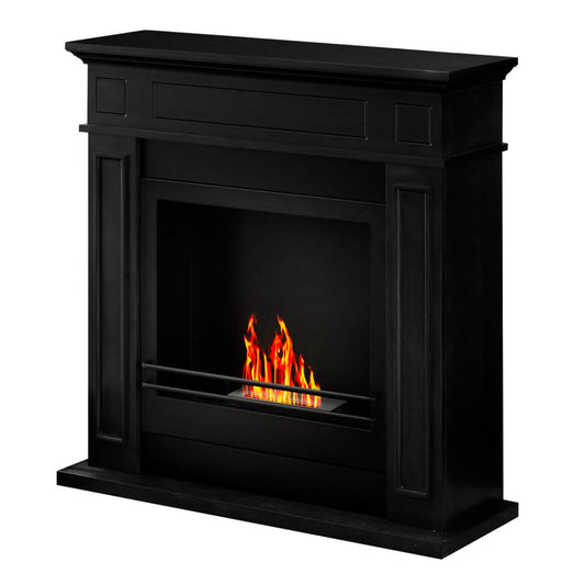 Divina Fire Camino a bioetanolo biocamino da Terra Jefferson Nero L 89,5 x H90,5 x P28