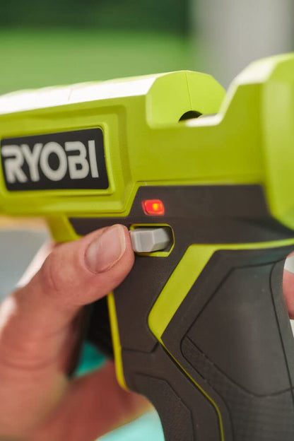 Ryobi - Pistola per colla Ø 11 mm 18 V ONE+ - Viene fornito con 3 bastoncini di colla (senza batteria e caricabatterie) - RGLU18-0