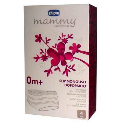Chicco Mammy Slip Monouso Dopo Parto a Rete, 4 Pezzi