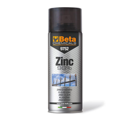 BETA 97520040 Vernice Zincata | Zinco Chiaro Spray 400ml