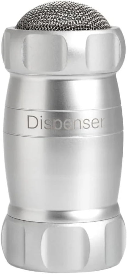 Marcato Spargi Zucchero a Velo, Settaccio da Cucina, Spargicacao in Polvere, anche per Farina e Spezie, in Alluminio, Made in Italy. Modello: Dispenser, Argento