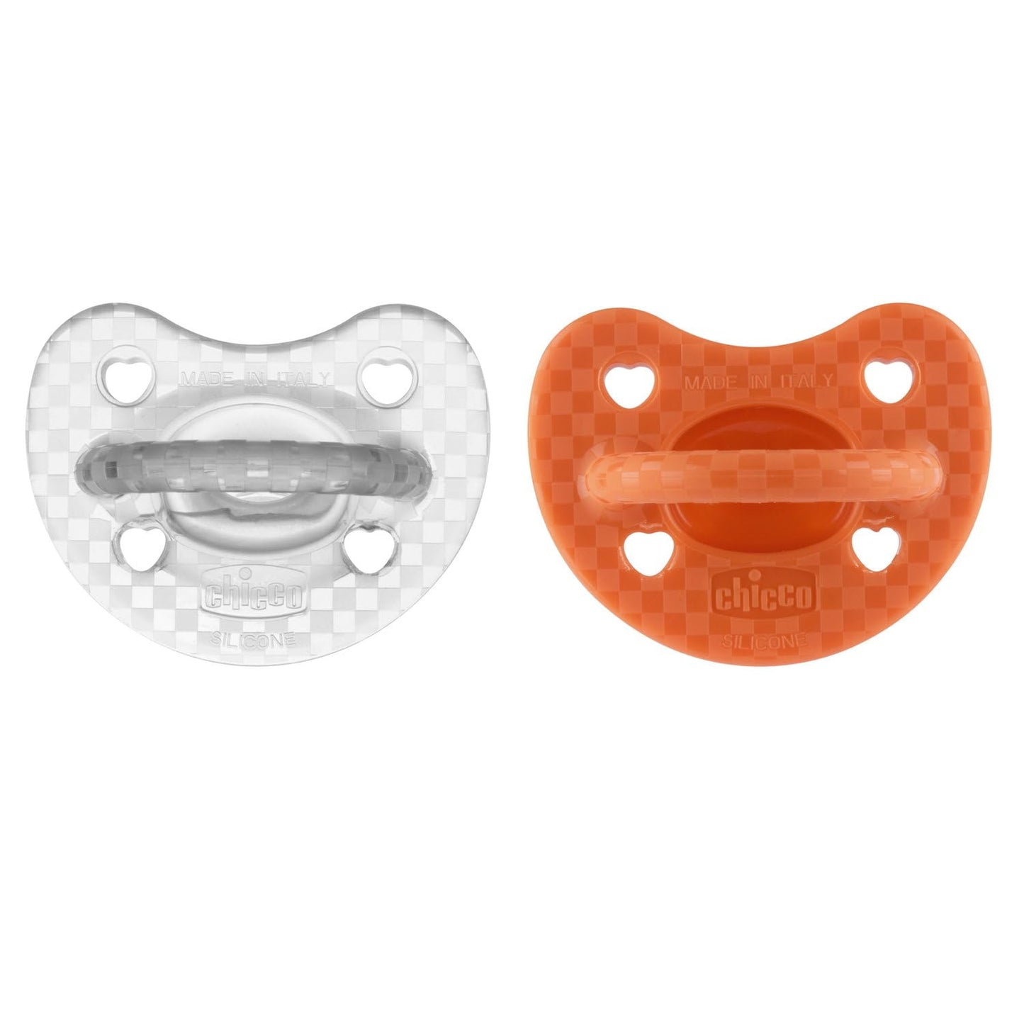 PhysioForma Gommotto Luxe, Silicone Pacifier 16 - 36 Months, Set of Soft and Delicate Rubbers, Support Physiological Breathing and Promote Correct Mouth Development, 2 Pieces, Baby Girl