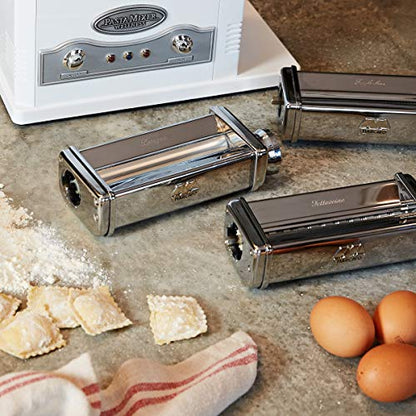 Marcato Impastatrice, Macchina per la Pasta Elettrica, Robot da Cucina, per Pizza, Pasta Fresca, Pane, Dolci, Biscotti, Compatibile con Accessori Extra, Made in Italy. Modello: Pasta Mixer