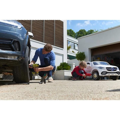 Ryobi Avvitatore ad Impulsi 18 V con 3 velocità, potenza massima di 400 Nm + 1 Batteria al litio da 2 Ah  | 3 Bussole in OMAGGIO