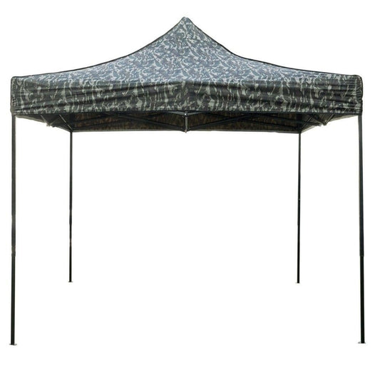 Divina Garden Sibrand Telo di Ricambio Mimetico 3x3 m per Gazebo Pieghevole 100% Impermeabile EG53716