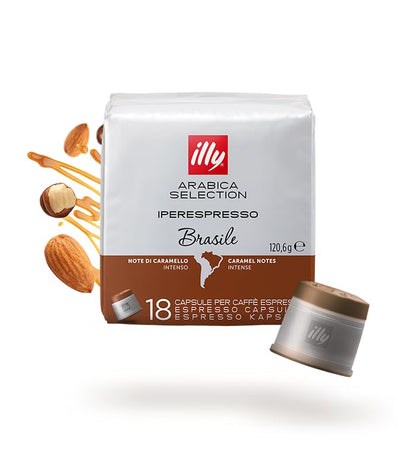 ILLY 108 Caffè in Capsule Iperespresso | Selezione Monoarabica Monorigine | 6 Confezioni Assortitie : Brasile, Etiopia, India, Guatemala, Nicaragua, Costa Rica