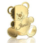 Ciondolo Orsetto Plexiglass 5cm Personalizzabile Mini Orso con Cuore Decorativo in Plexiglass Specchiato, 38 mm, Personalizzabile con Incisioni, per Bomboniere e Segnaposto