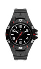 Generico FU213 Orologio da Polso Fumagazzi - Subbbaquo Nero, ø 43 mm, Cinturino in Silicone Nero, Movimento al Quarzo, Water Resistant 10 atm