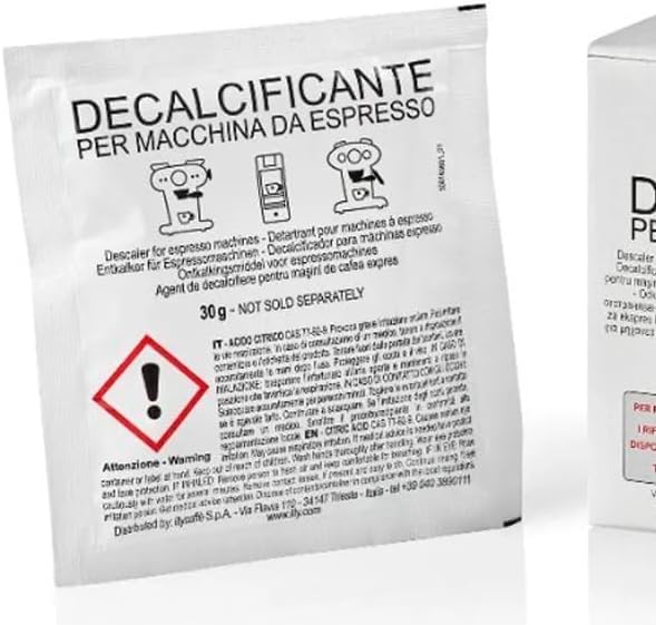 2 Buste Decalcificanti per Macchine da Caffè, Decalcificante illy, Disincrostante Francis