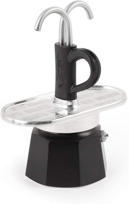 Bialetti Mini Express 2 Tazze, Alluminio, Tazzine non incluse