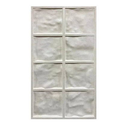 DIVINA HOME, Naturale, Pannello Decorativo 3D Effetto Pietra Graffiata, PU, Moderno, 18 kg, 120 x 60 x 2,5 cm, 8,6 m², Set 12 Pezzi, Grigio Roccia